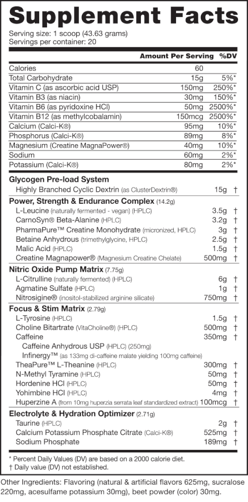 Nutrabio Pre Extreme Preworkout