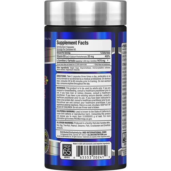 AllMax L-Carnitine Tartrate