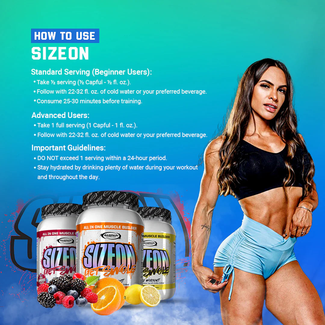 Gaspari Size On Maximum Performance 24s