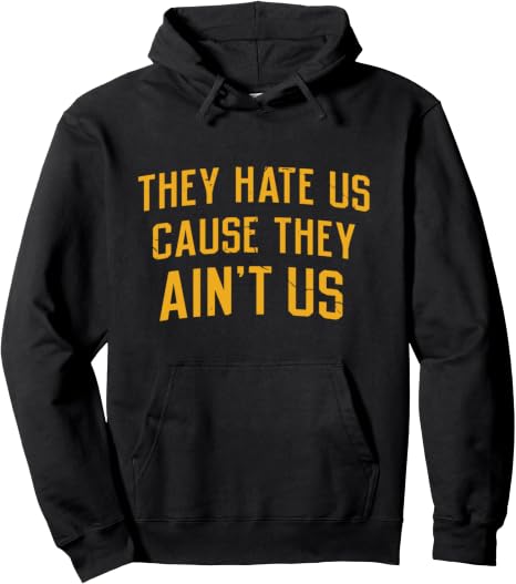 MaxFit Hoodie Gold Script (They hate)