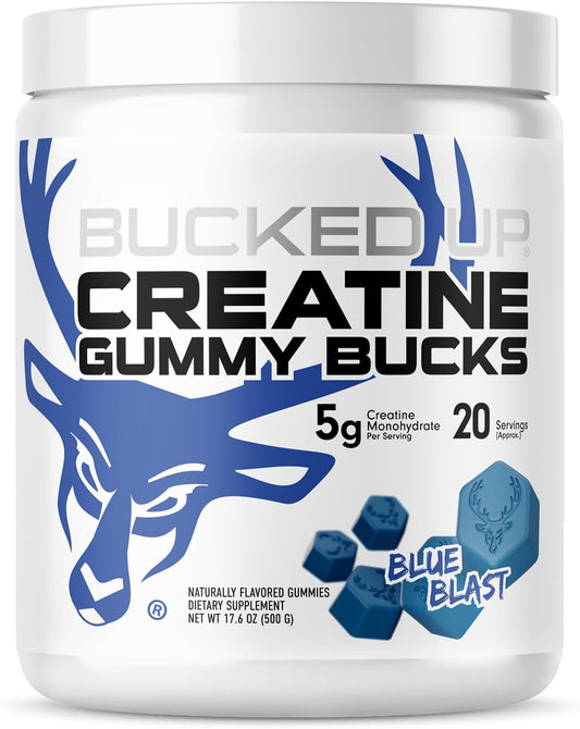 Bucked Up Creatine Gummy Bucks Tub(25srv.)