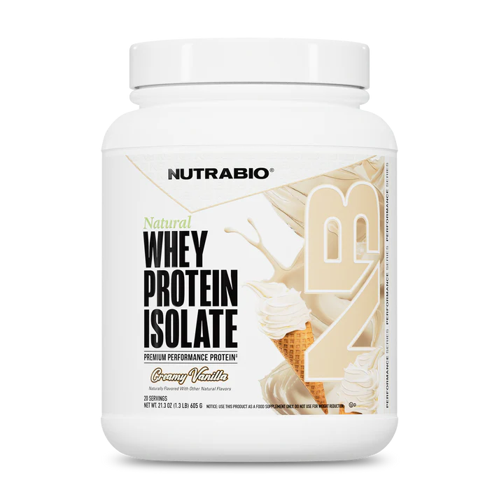 Nutrabio Natural Whey Protein Isolate 1.3lbs