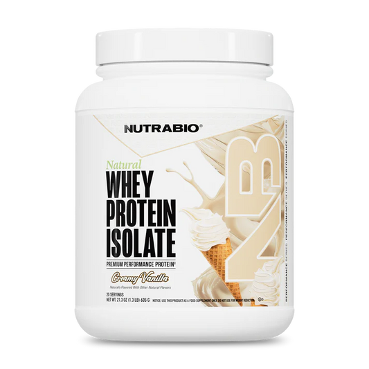 Nutrabio Natural Whey Protein Isolate 1.3lbs