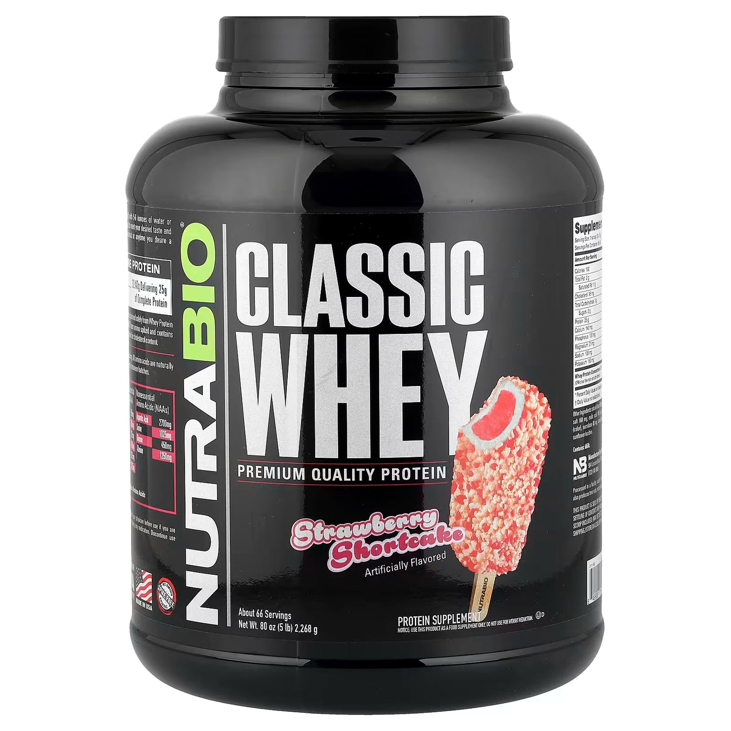 Nutrabio Classic Whey Protein 5lb