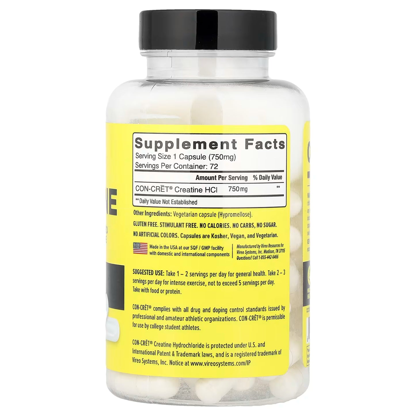 Creatine HCl - CON-CR?T® Creatine HCl Capsules