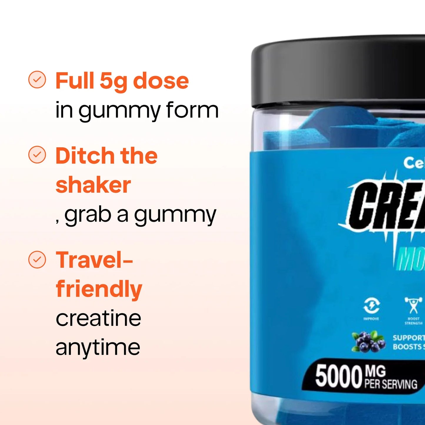 Cell Restore Creatine Monohydrate Gummies