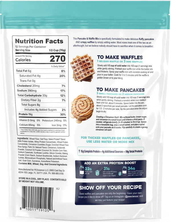 PES Pancake & Waffle Mix Buttermilk - 12serv