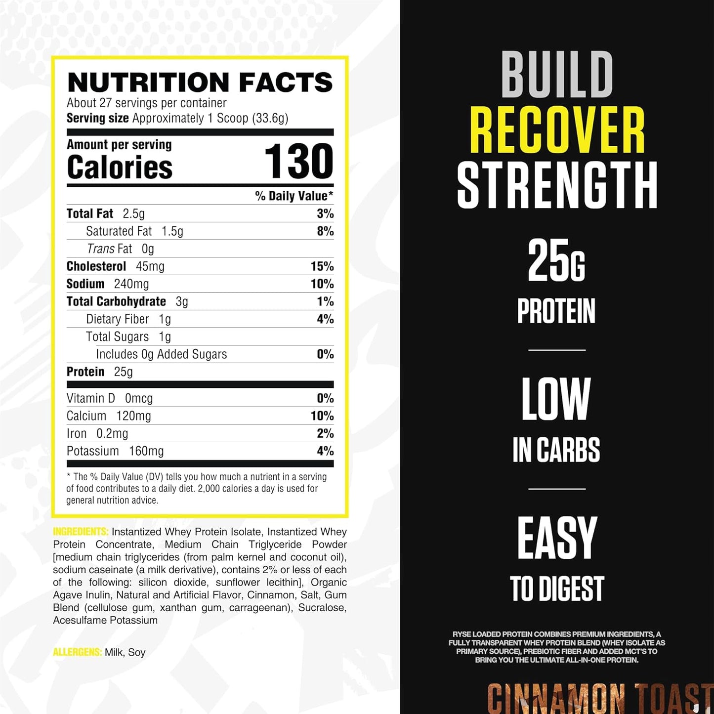Ryse Loaded Protein