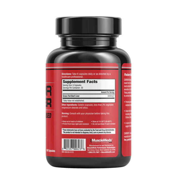 Muscle Meds Carnivore Beef Liver