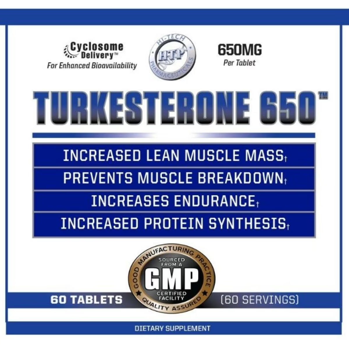 Hi-Tech: Turkesterone 650 (60 tabs)