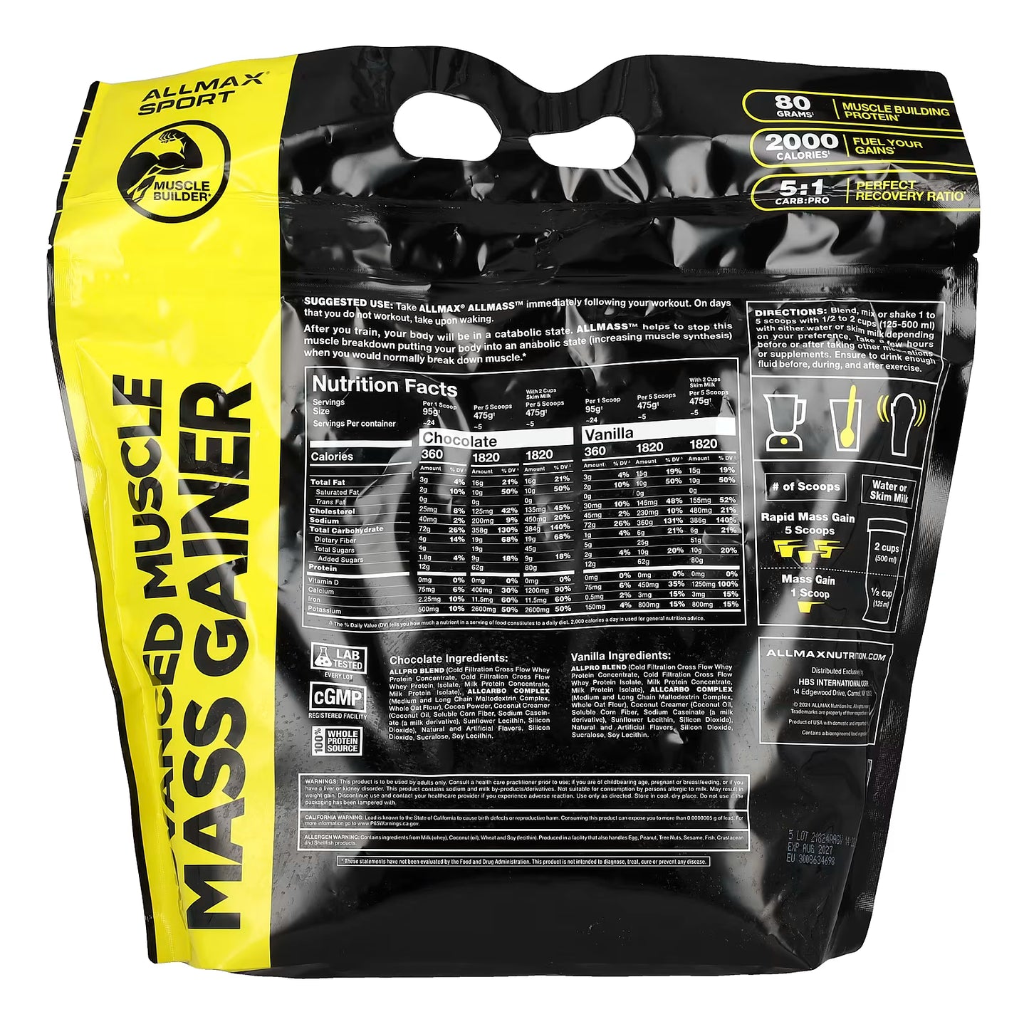 ALLMAX AllMass 5Lb
