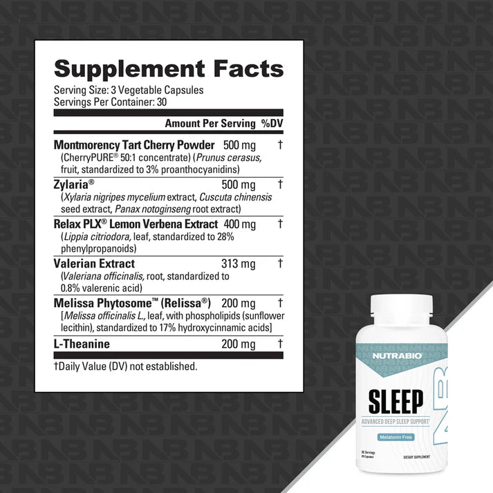 Nutrabio Sleep(Melatonin Free)