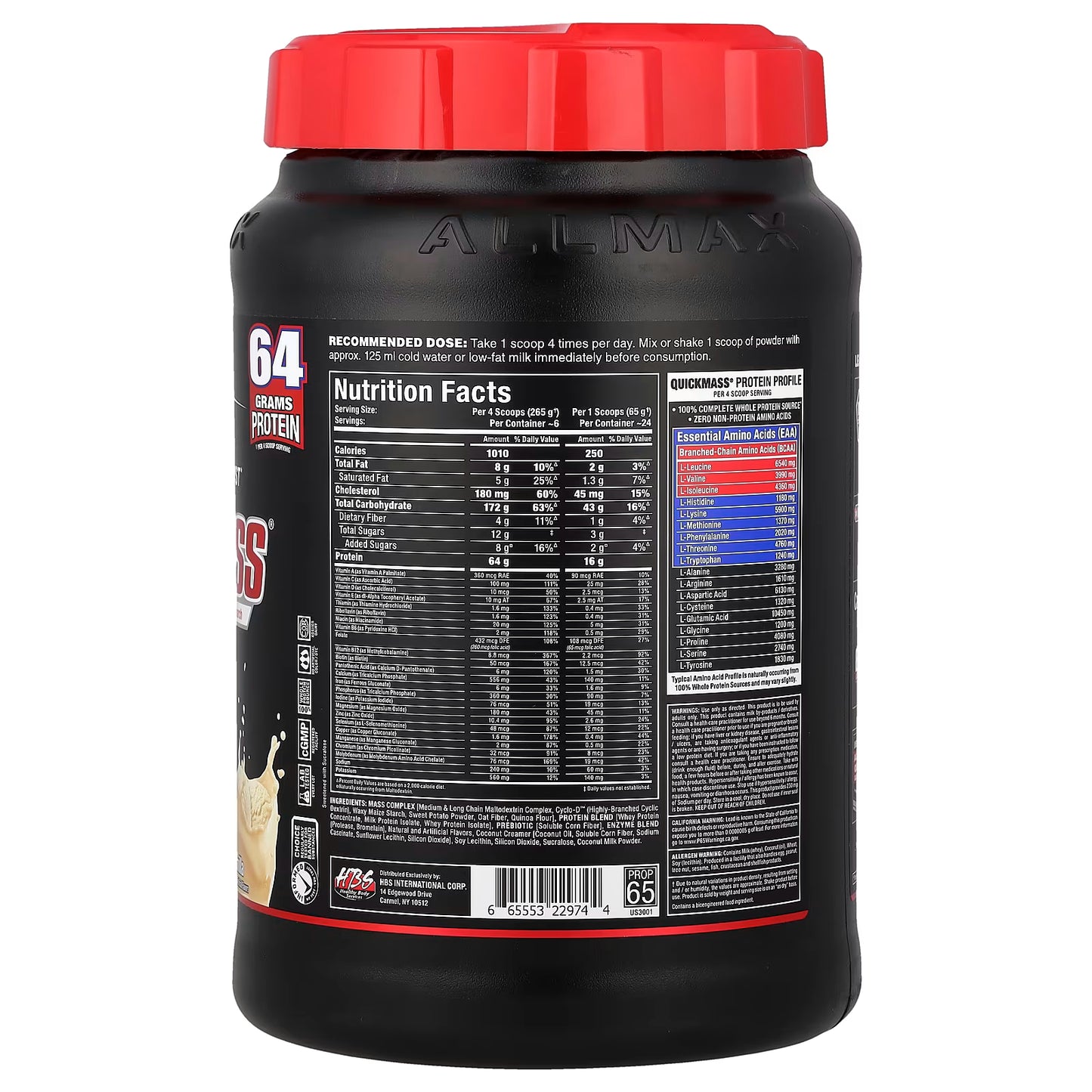 ALLMAX QuickMass 3.5lb