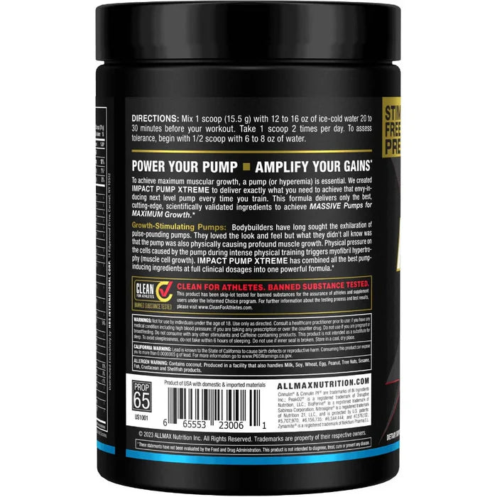 ALLMAX Impact Pump Xtreme