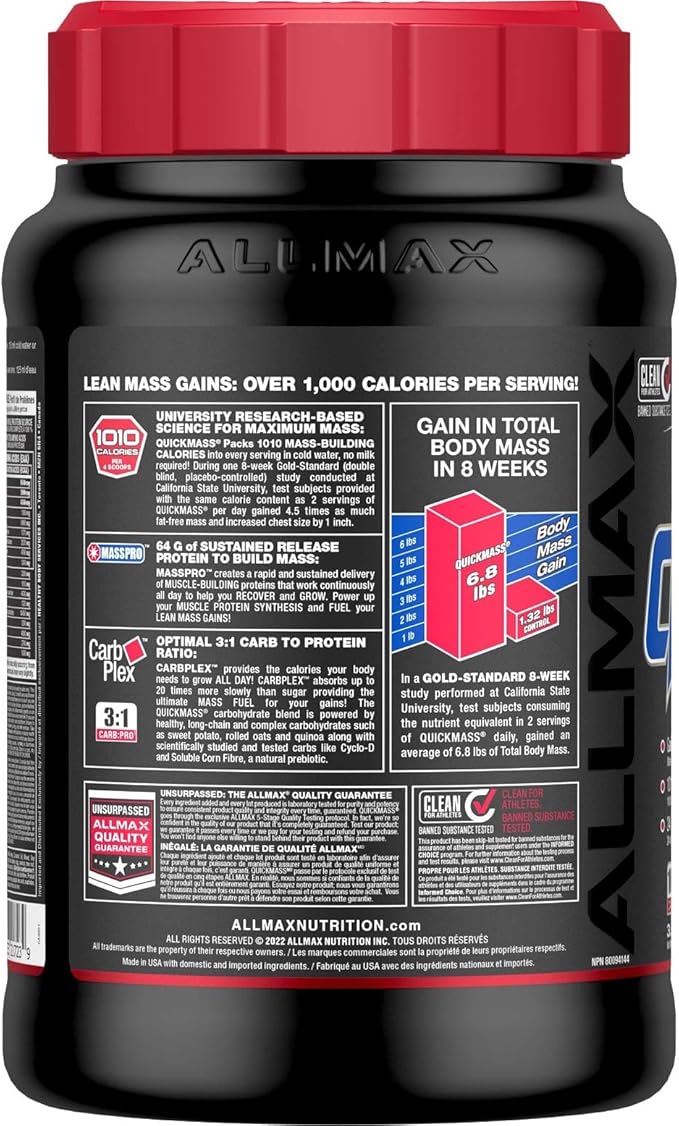 ALLMAX QuickMass 10LB