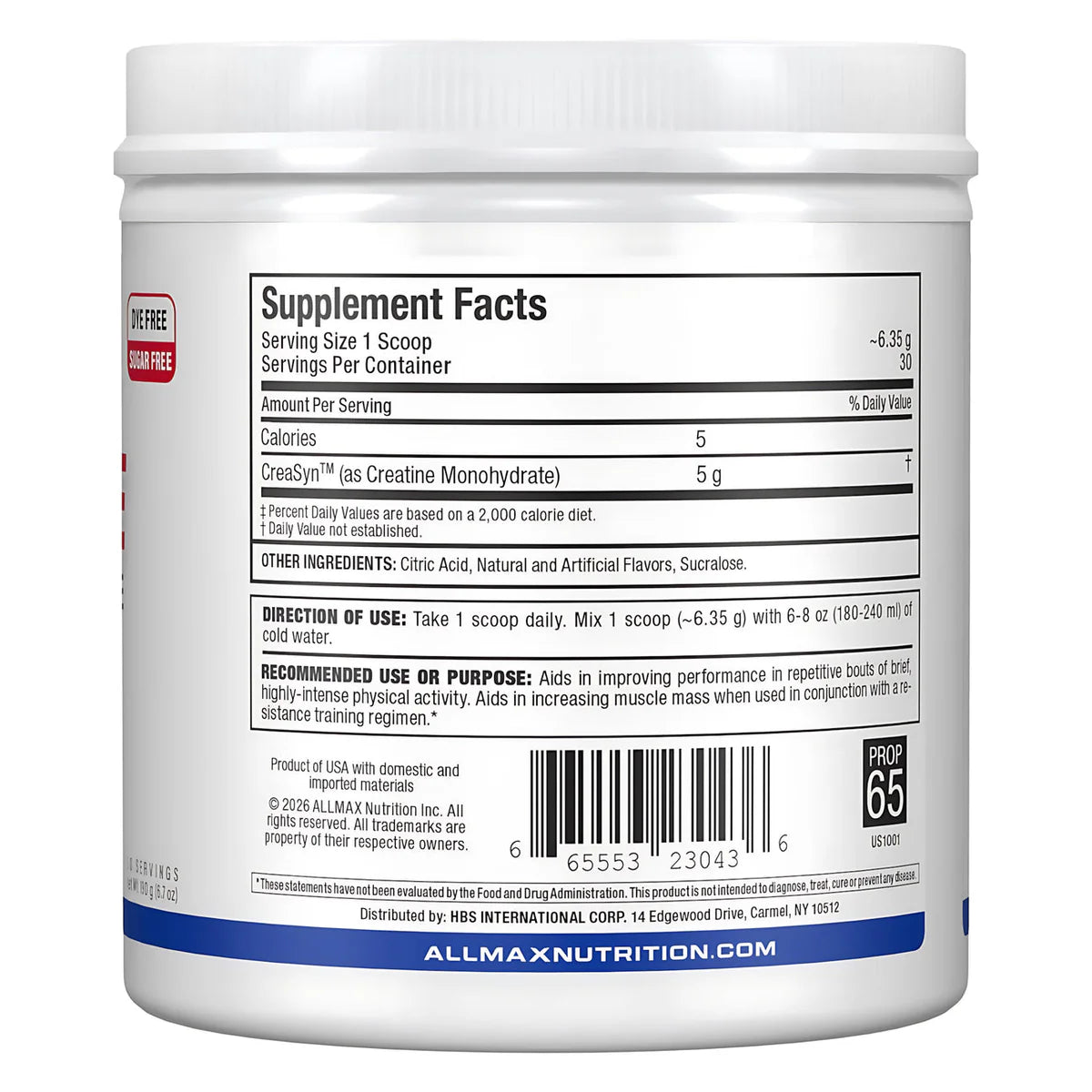 ALLMAX Flavored Creatine
