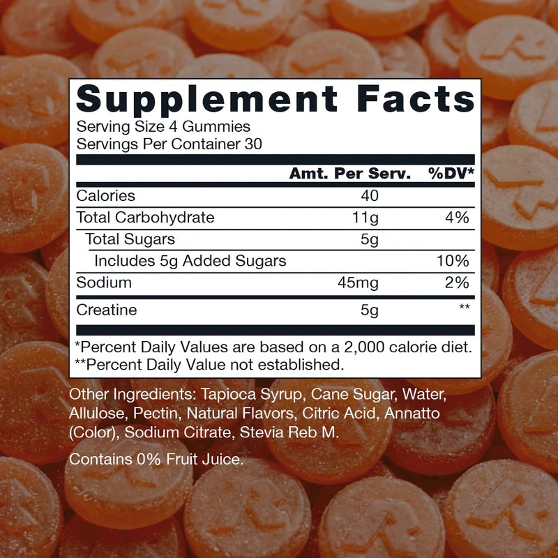 RAW Premium Creatine Gummies
