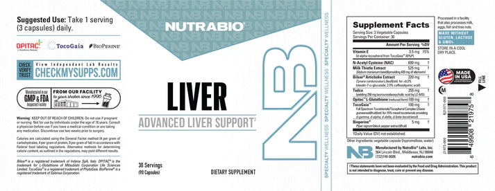 Nutrabio Liver Support Advanced