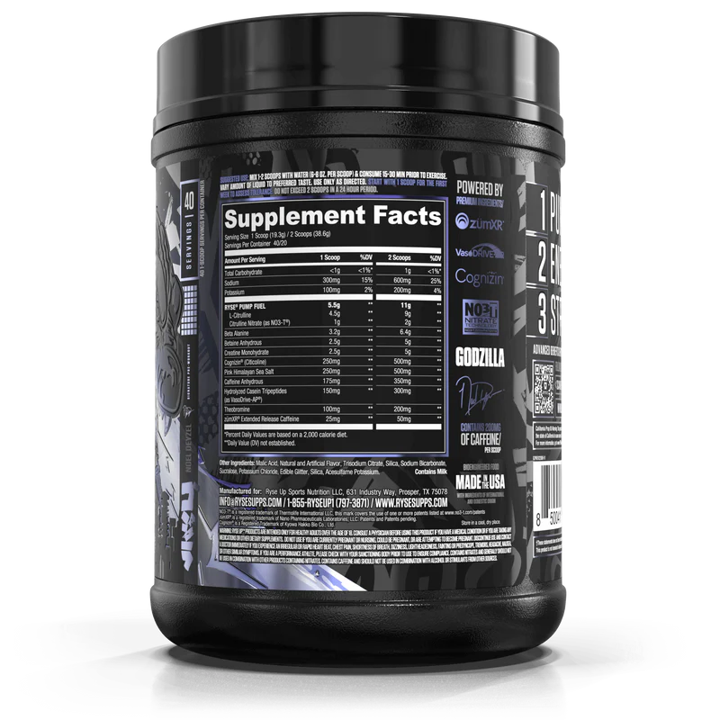 Ryse Godzilla Pre-Workout