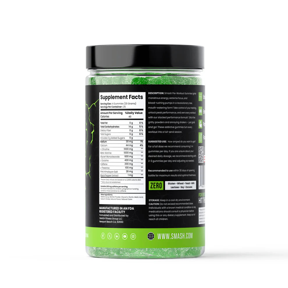 Smash Preworkout Gummies