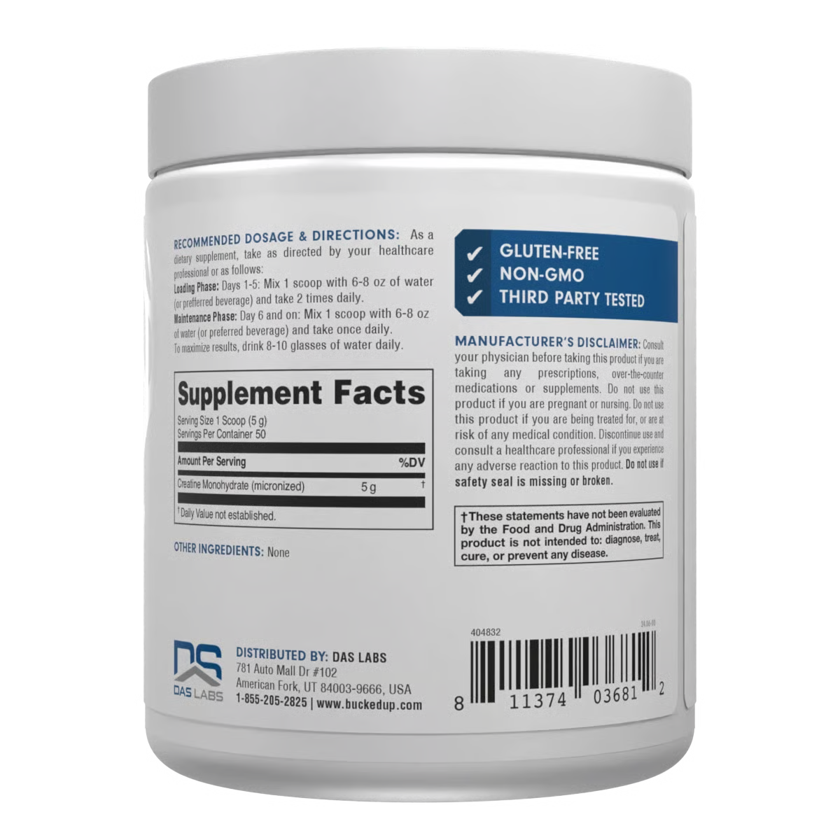 Bucked up Creatine Unflavored