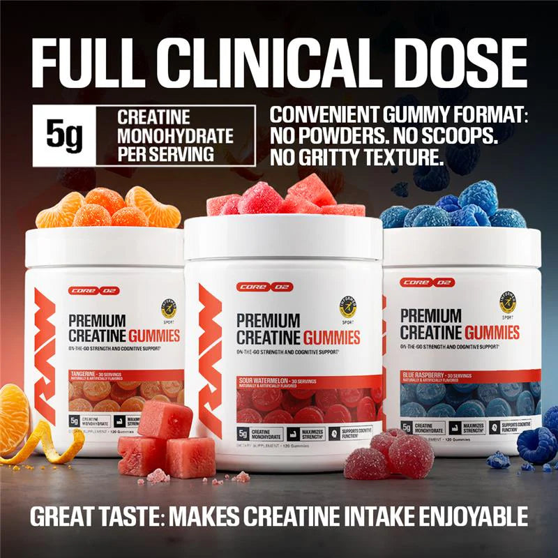 RAW Premium Creatine Gummies