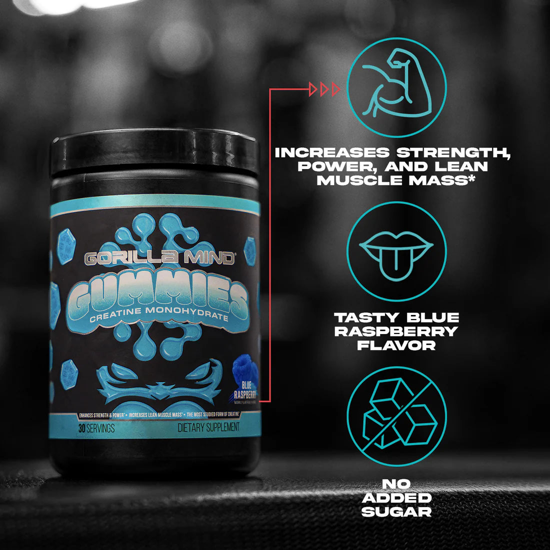 Gorilla Mind Gummies- Creatine Monohydrate