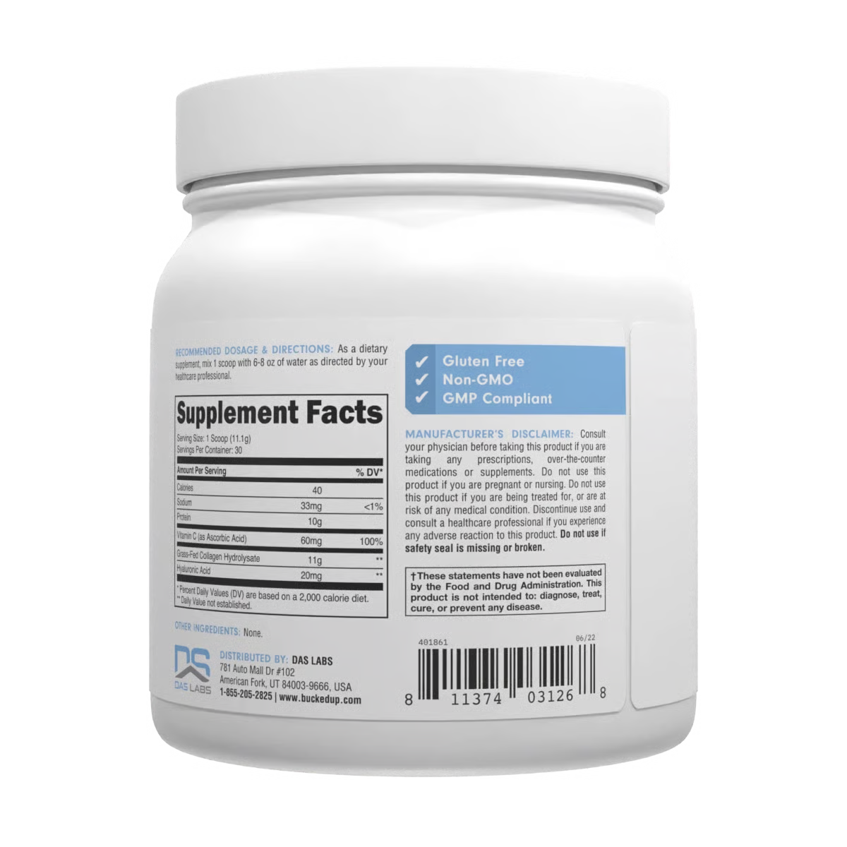 Bucked up Collagen Peptides