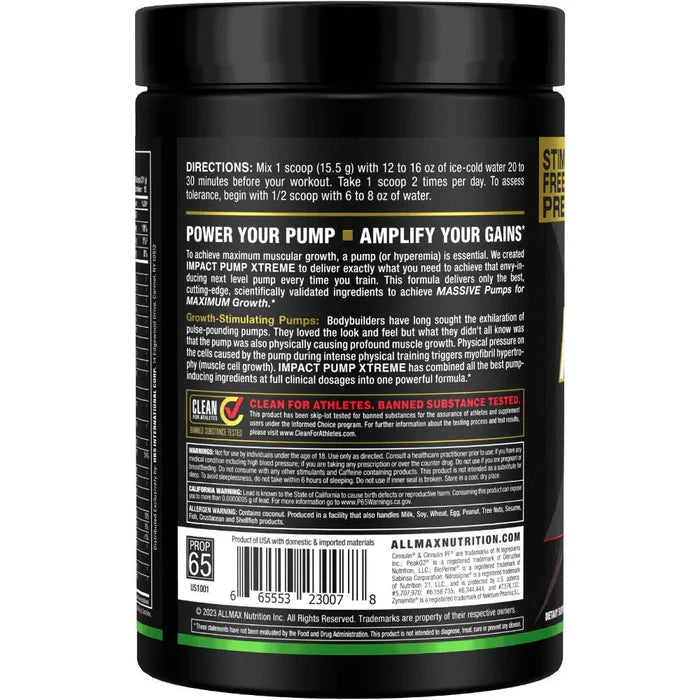 ALLMAX Impact Pump Xtreme