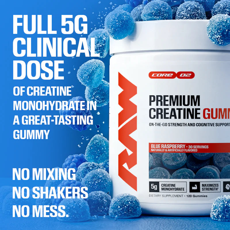 RAW Premium Creatine Gummies