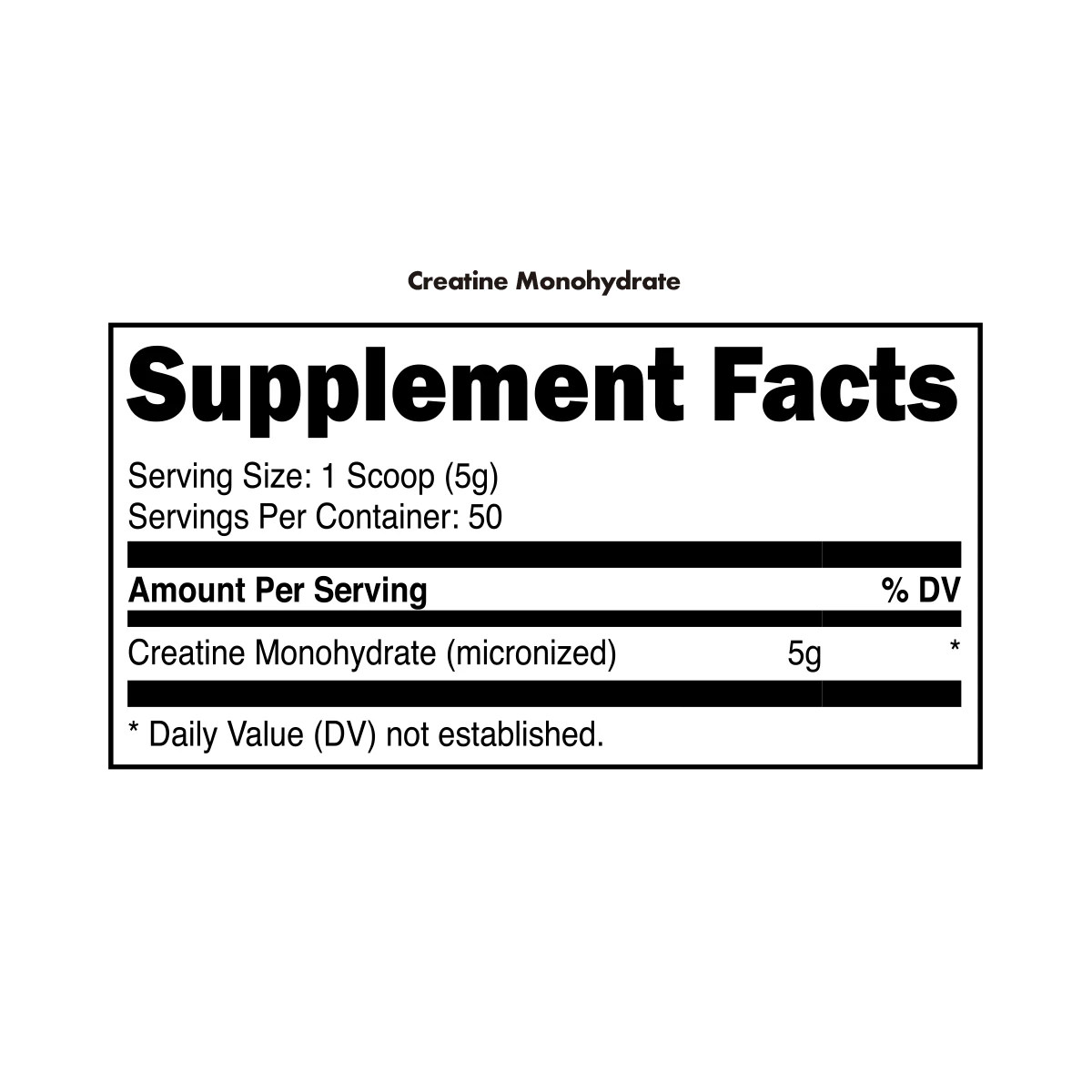 Bucked up Creatine Unflavored