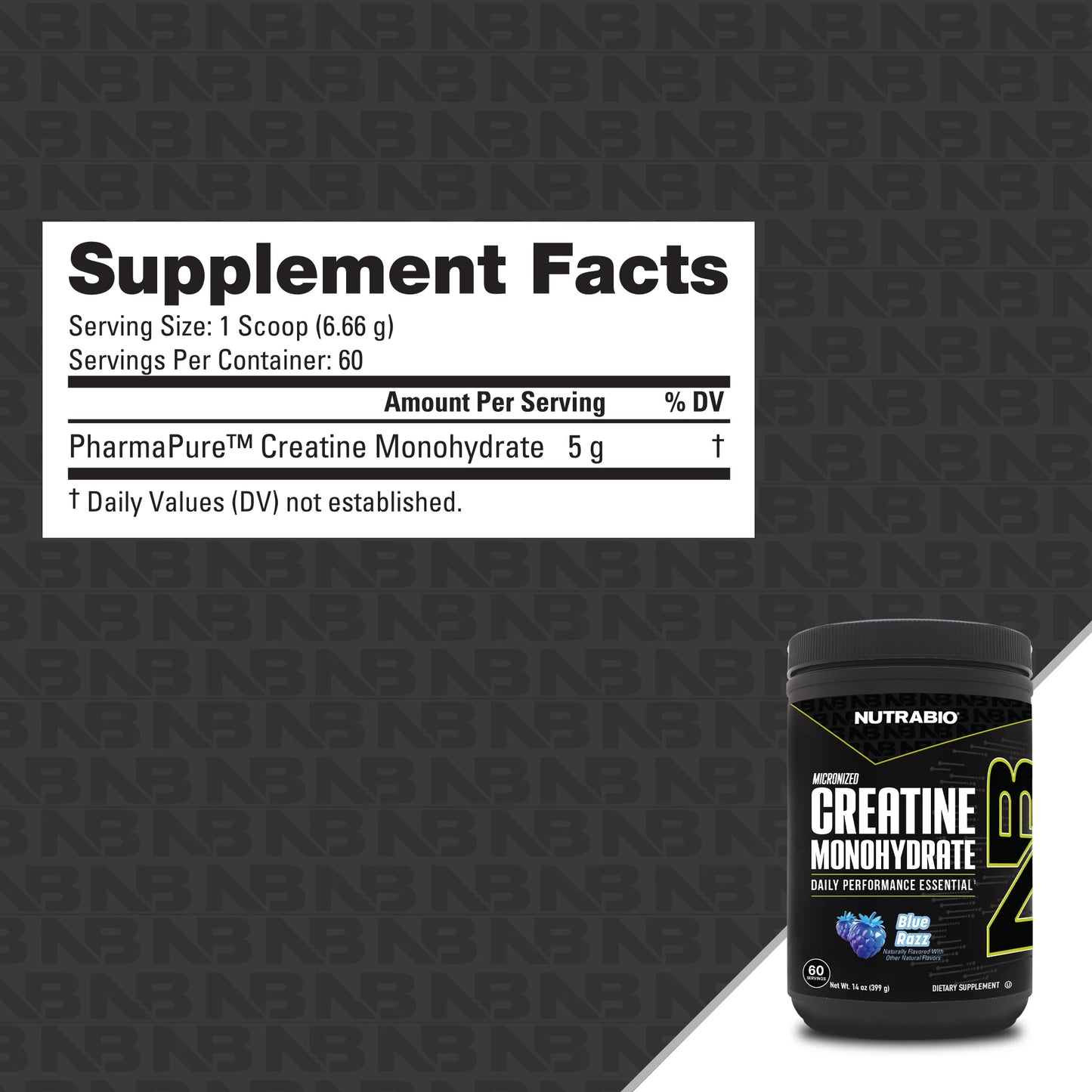 NutraBio Creatine Burst Arctic Blast