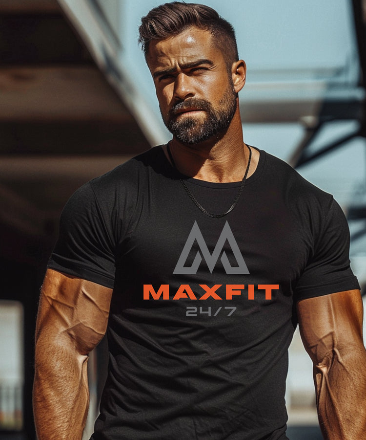 Maxfit Lifestyle T Shirt Black