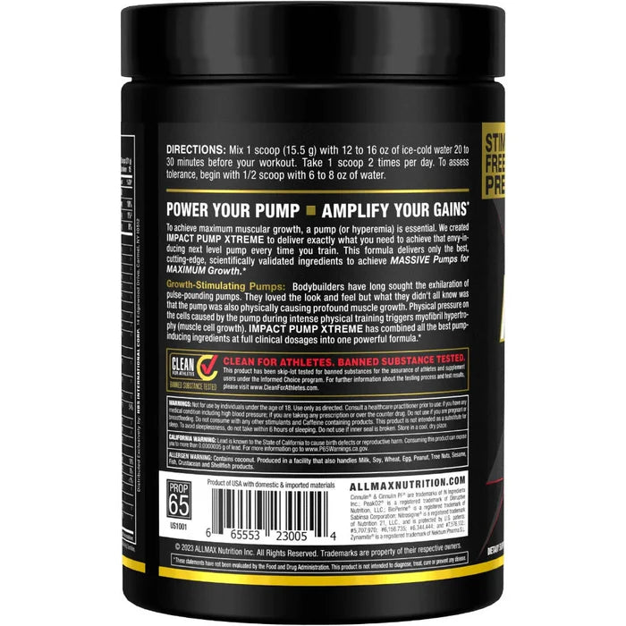 ALLMAX Impact Pump Xtreme