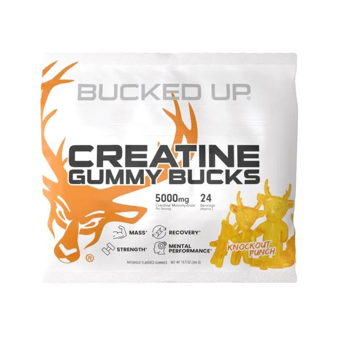 Creatine Gummy Bucks(24 serving) Knockout Punch